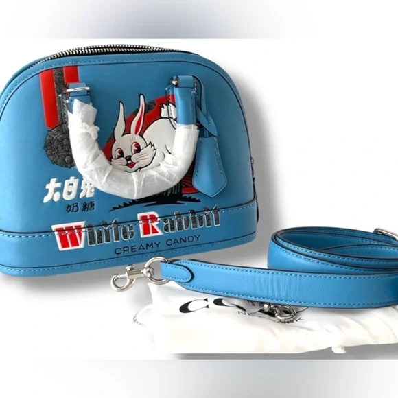 Coach x White Rabbit Revel Bag 24 NEW BLUE RARE LIMITED EDITION NWT DUST BAG - Picture 3 of 9